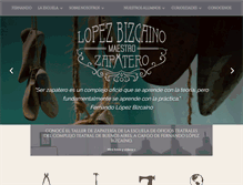 Tablet Screenshot of lopezbizcaino.com.ar